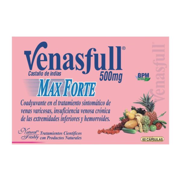 Venasfull Max Forte 60 Capsulas Castaño De Indias