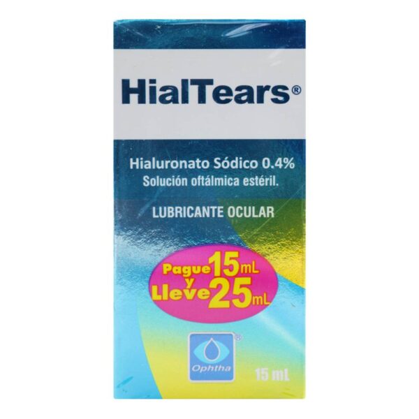 Hialtears Solución Oftálmica 15 Ml Hialuronato 0.4% - Imagen 2