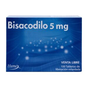 Bisacodilo 5 Mg 100 Tabletas