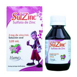 Sulfato De Zinc Sulzinc 120 ml