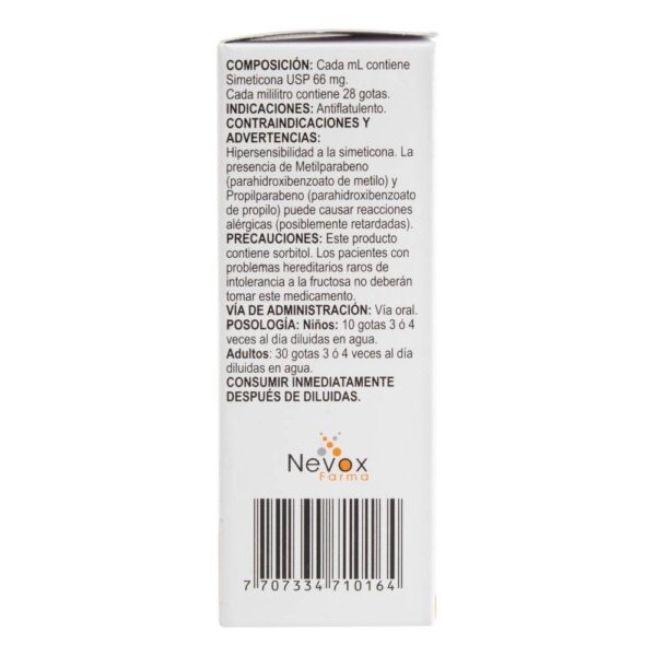Simeticona Gotas 66 Mg 30 Ml Simeticon - Imagen 3
