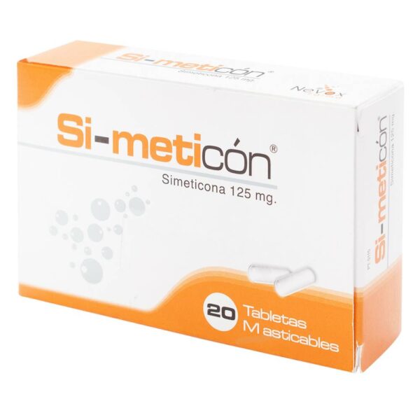 Simeticona 125 Mg 20 Tabletas - Imagen 2