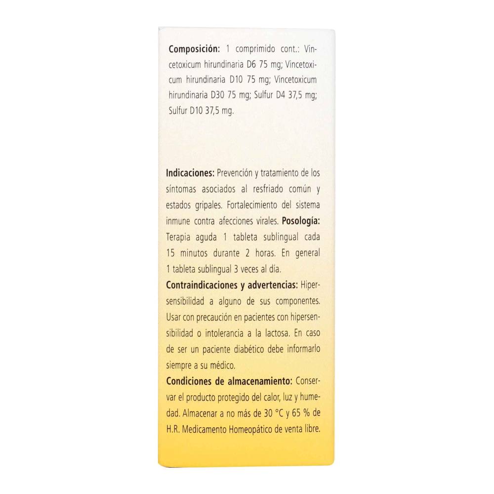 Engystol 50 Tabletas Antigripal Y Refuerzo Inmune - Imagen 3