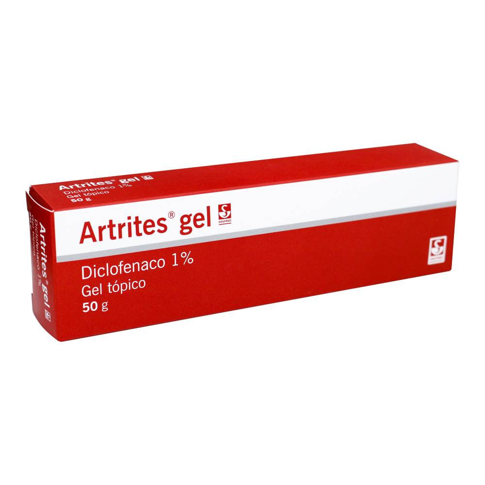 Artrites Diclofenaco Gel 1% 50 G Alivio Rápido del Dolor