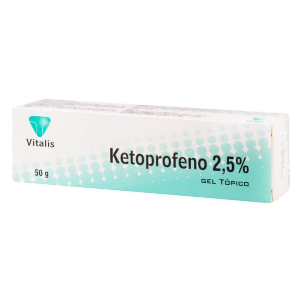 Ketoprofeno Gel 2.5% 50 G Vitalis - Imagen 2