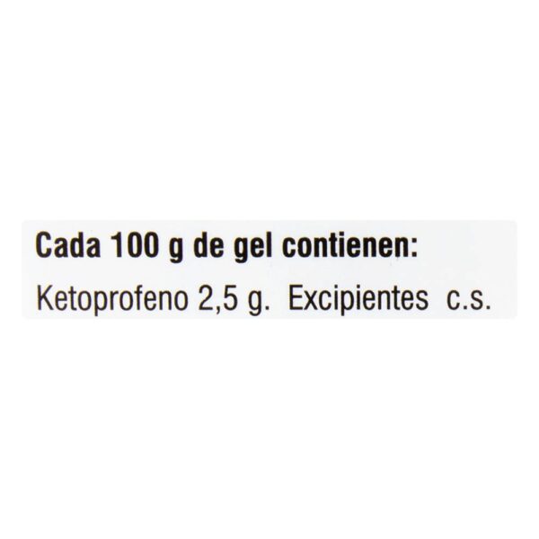 Ketoprofeno Gel 2.5% 50 G Vitalis - Imagen 3