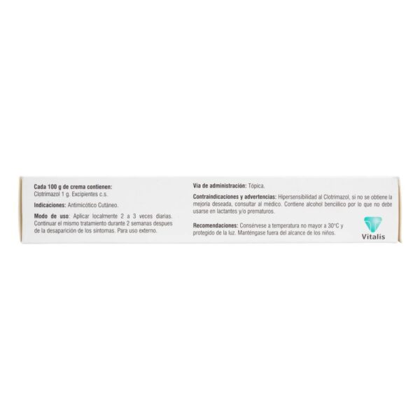 Clotrimazol Vitalis Crema Topica 40 gr - Imagen 3
