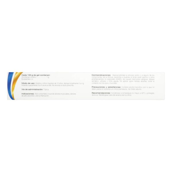 Diclofenaco En Gel Diclorengel 50 G - Imagen 3