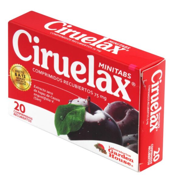 Ciruelax Minitabs 20 Comprimidos Laxante Natural - Imagen 2