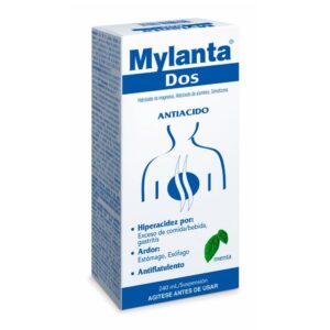 Mylanta Dos Menta Liquida 240 Ml
