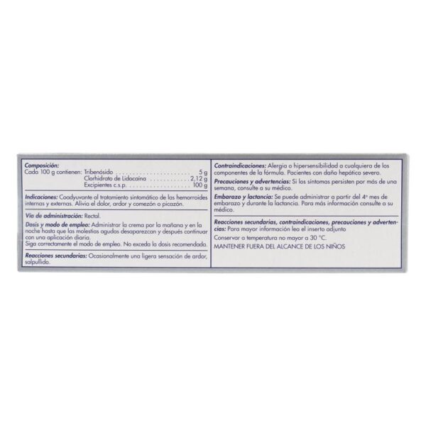Procto-Glyvenol Crema 30 Gr Alivio Para Hemorroides - Imagen 3