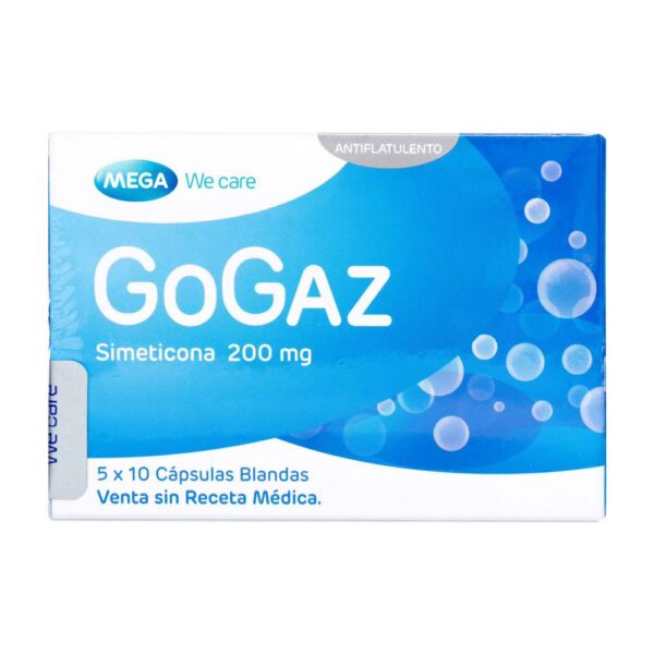 Gogaz Simeticona 200 Mg 50 Cápsulas