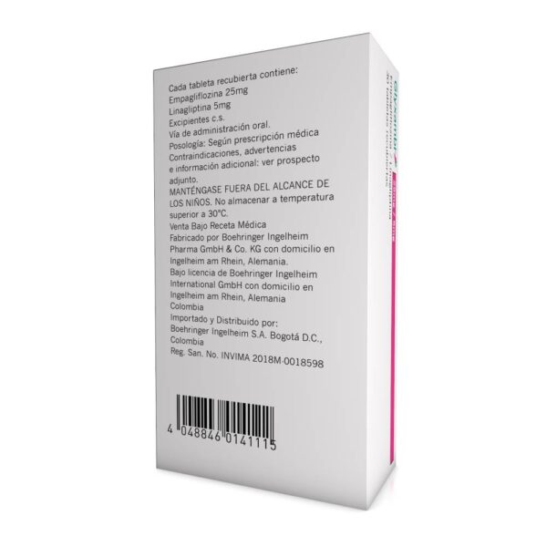 Glyxambi 25/5mg 30 Tabletas Diabetes Adultos