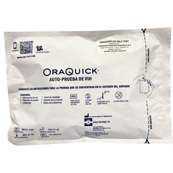 Prueba De Vih Casera Oraquick - Imagen 2