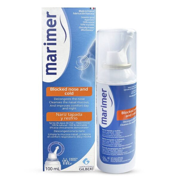 Marimer Solución Nasal Hipertonica 100 Ml Nariz Tapada