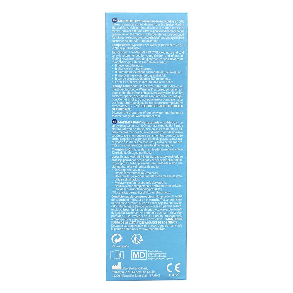 Marimer Isotonica Baby Spray 100 Ml Higiene Nasal - Imagen 2