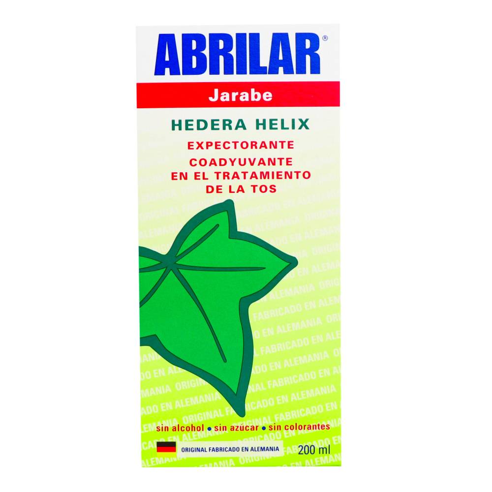 Abrilar Jarabe 200 Ml Hedera Helix Para Tos Productiva