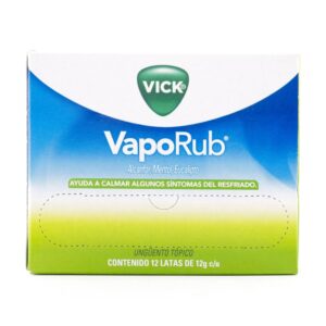Vick Vaporub 12 Unidades Alivio De Tos Y Gripe