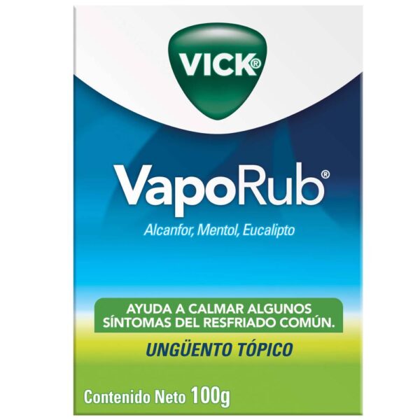 Vick VapoRub 100 g Alivio De Síntomas Gripales - Imagen 2