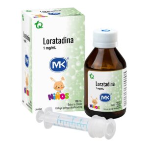 Loratadina 1mg/ml Jarabe 100 Ml + Dosificador Mk