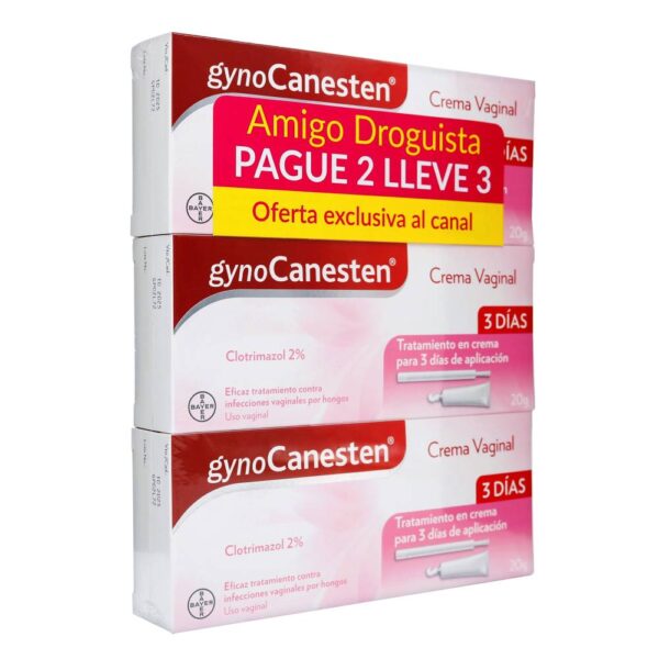 Gynocanesten Clotrimazol 20 gr Pague 2 Lleve 3 - Imagen 2