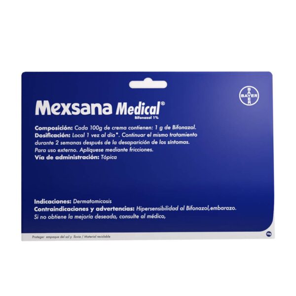 Mexsana Medical Bifonazol 1% Crema 15 Gr Pie de Atleta - Imagen 3
