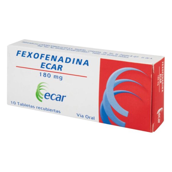 Fexofenadina 180 Mg Tabletas Ecar - Imagen 2