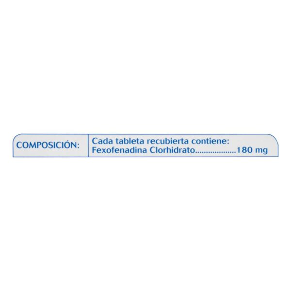 Fexofenadina 180 Mg Tabletas Ecar - Imagen 3