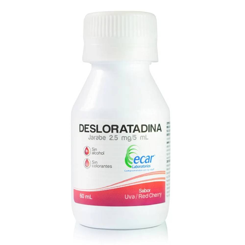 Desloratadina 0.5 Mg/ml Jarabe 60 Ml Ecar
