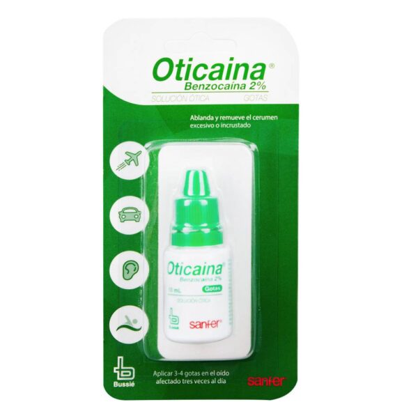 Oticaina Gotas 10 Ml Benzocaina