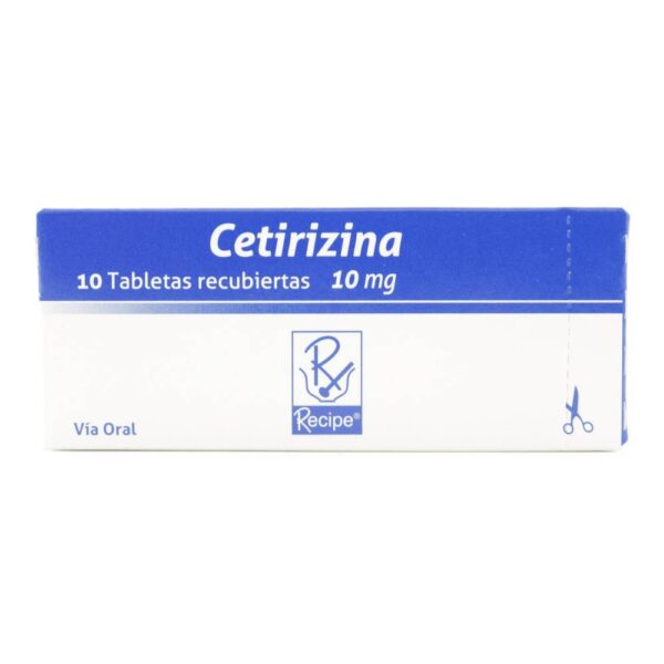 Cetirizina 10 Mg 10 Tabletas Bussie
