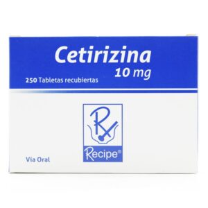 Cetirizina 10 Mg 250 Tabletas Bussie