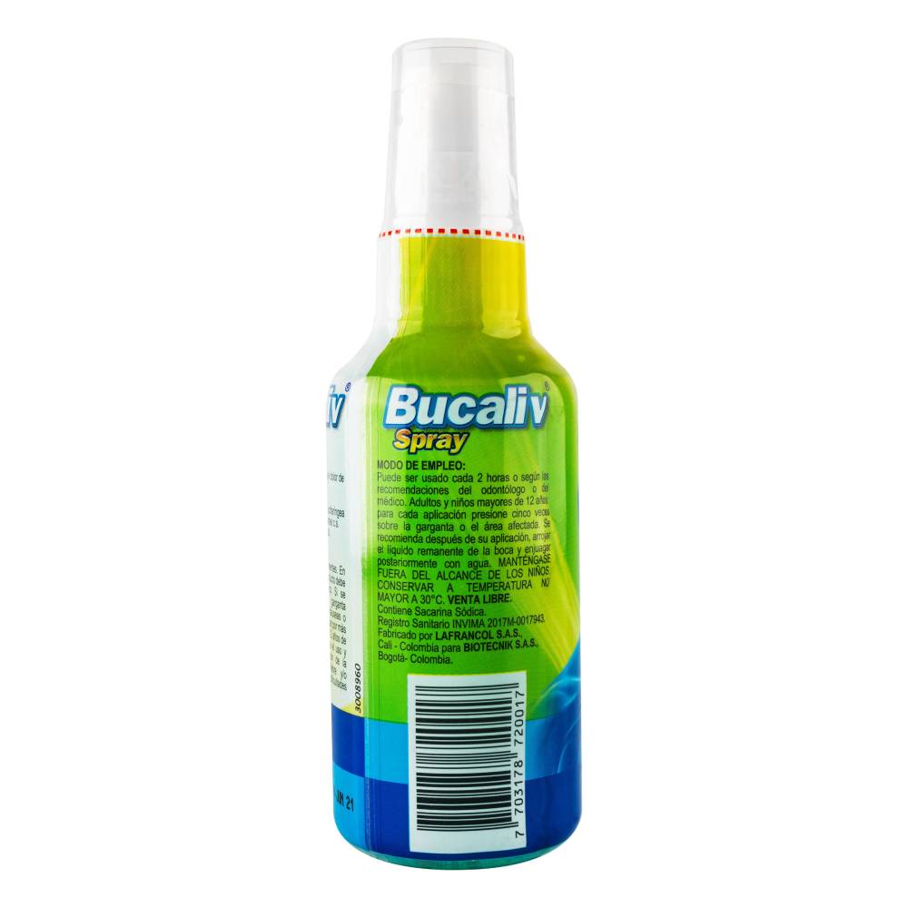 Bucaliv Spray Menta 120 Ml - Imagen 2