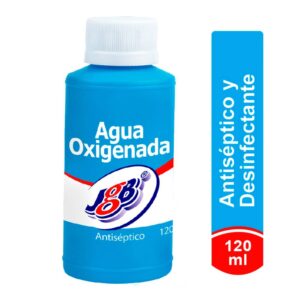 Agua Oxigenada Jgb 120 Ml Antiséptico Y Desinfectante