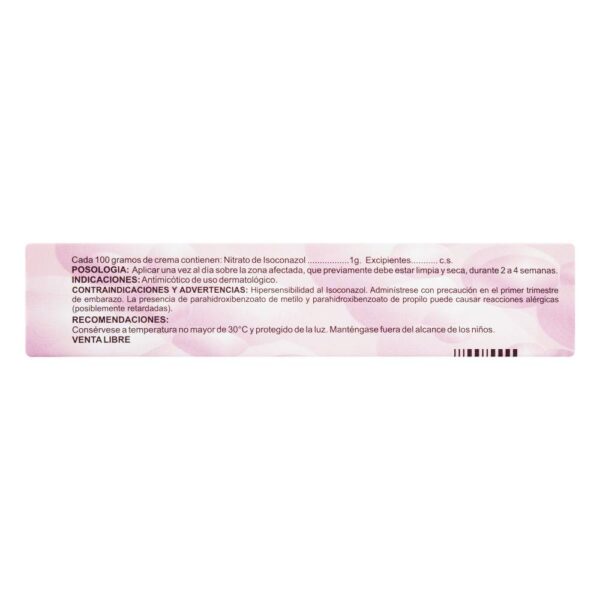 Isoconazol Crema 20 G Genfar - Imagen 3