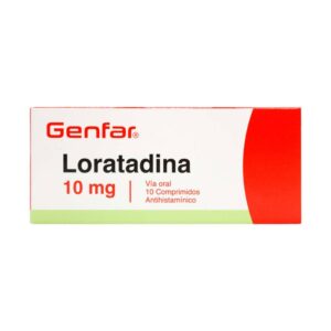 Loratadina 10 Mg 10 Tabletas Genfar