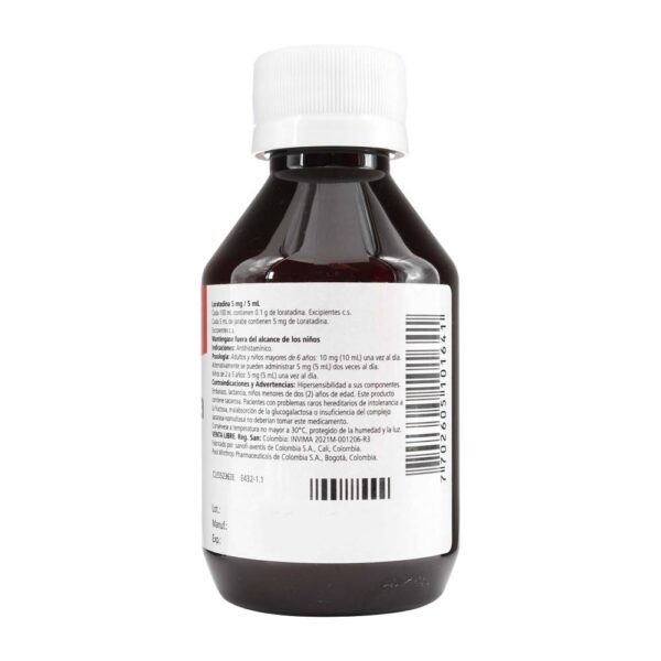 Loratadina Jarabe 100 Ml Genfar - Imagen 3