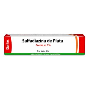 Sulfadiazina De Plata 1 %  Crema 30 G Genfar