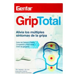 Alivia Los Múltiples Síntomas De La Gripa Griptotal 100 Tab