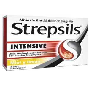 Strepsils Intensive Miel Y Limón 16 Tabletas