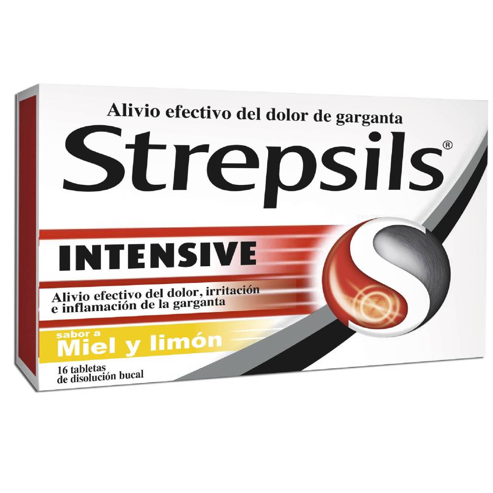 Strepsils Intensive Miel Y Limón 16 Tabletas