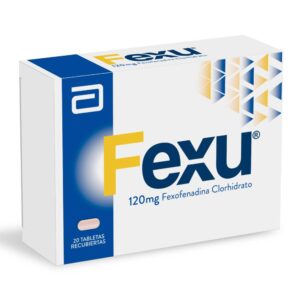 Fexu 120 Mg 20 Tabletas Fexofenadina