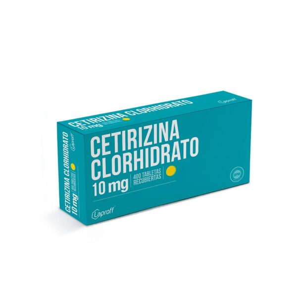 Cetirizina 10 Mg 400 Tabletas Laproff