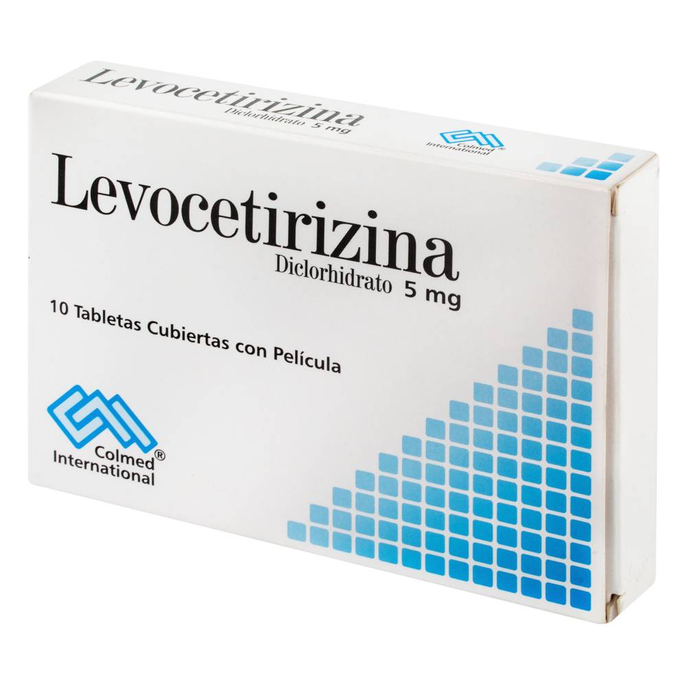 Levocetirizina 5 Mg 10 Tabletas Colmed - Imagen 2