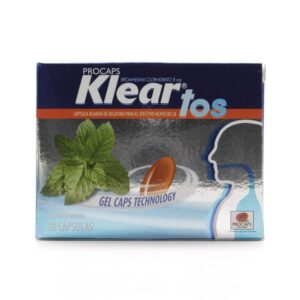 Bromhexina Klear 20 Capsulas Efectivo Alivio De La Tos