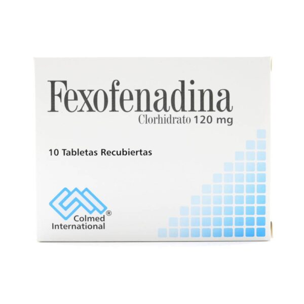 Fexofenadina 120 Mg 10 Tabletas Colmed