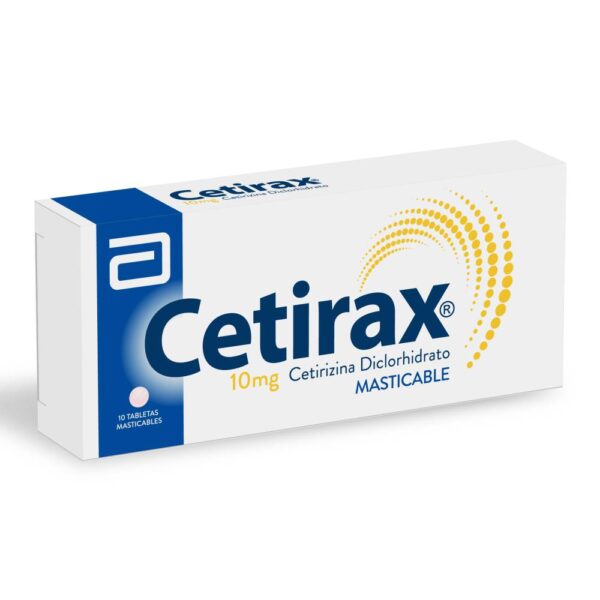 Cetirax 10 Mg 10 Tabletas Cetirizina