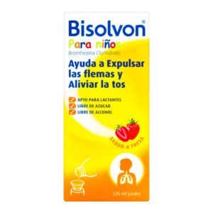 Bisolvon Niños 120 Ml Alivio De Tos Con Flemas - Bromhexina