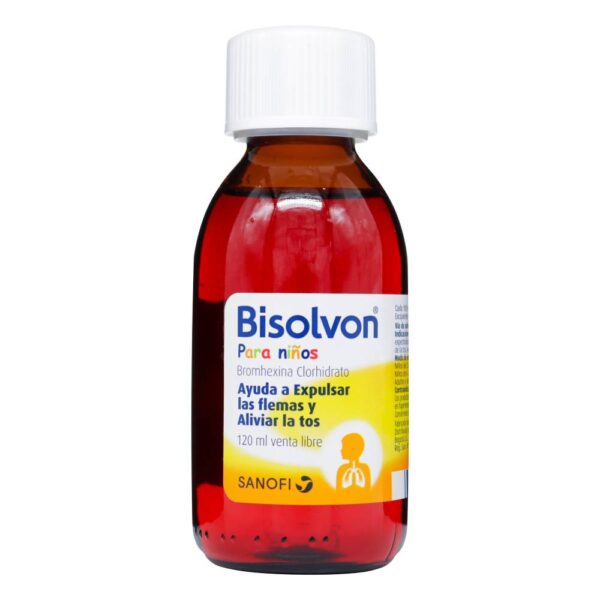 Bisolvon Niños 120 Ml Alivio De Tos Con Flemas - Bromhexina - Imagen 2