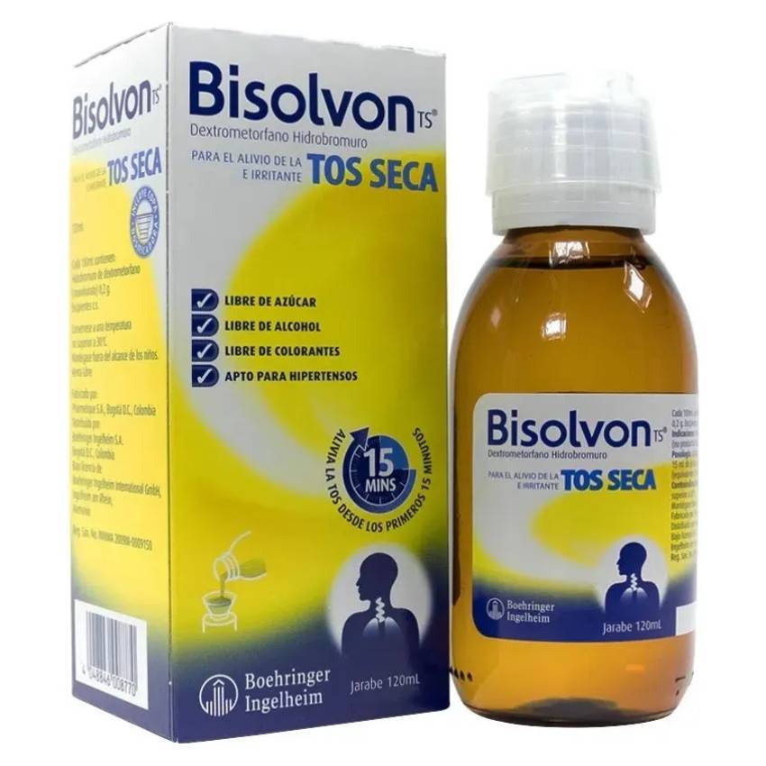 Bisolvon Tos Seca 120 Ml Dextrometorfano